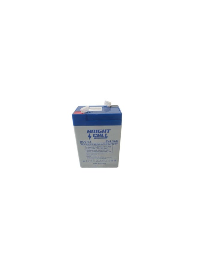 Bright Cell BC6-4.5 6V 4.5Ah SLA (Sealed Lead‑Acid) Rechargeable Battery